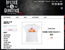 Tablet Screenshot of lipstickandgearstick.com